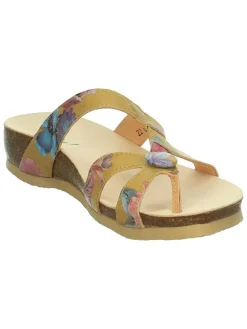 Leren teenslippers 