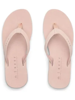 Leren teenslippers 