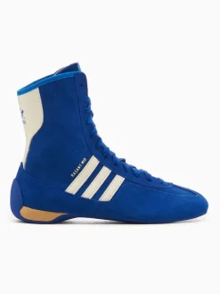 Leren trainingsschoenen "Rasant" donkerblauw