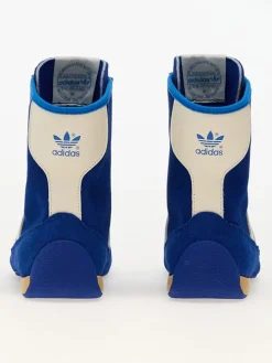 Leren trainingsschoenen "Rasant" donkerblauw
