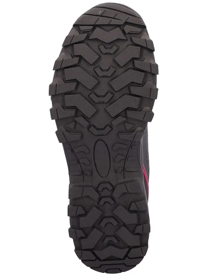 Leren trekkingboots "Myzar Mid" donkerblauw/roze