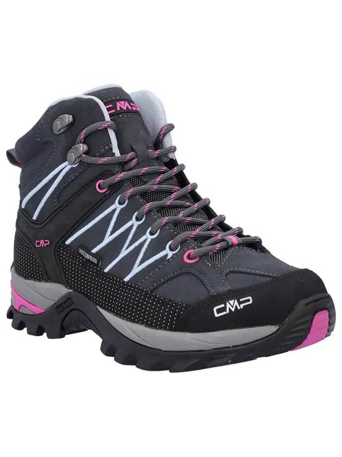 Leren trekkingboots "Rigel" donkerblauw