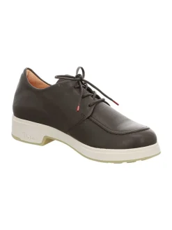 Leren veterschoenen bruin