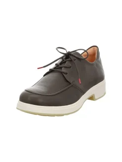 Leren veterschoenen bruin