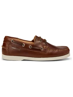 Leren veterschoenen bruin