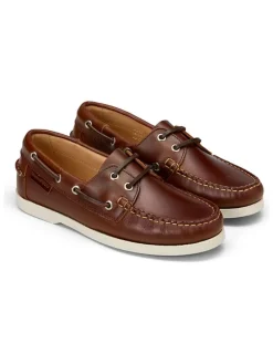 Leren veterschoenen bruin