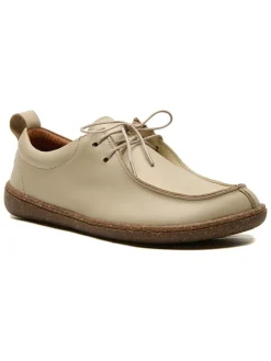 Leren veterschoenen "Harmony" beige