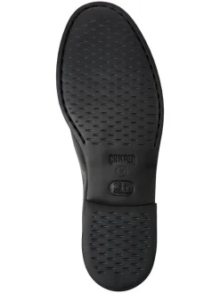 Leren veterschoenen "Iman" zwart