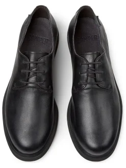 Leren veterschoenen 