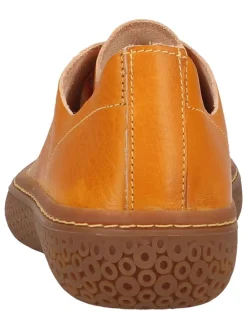Leren veterschoenen lichtbruin
