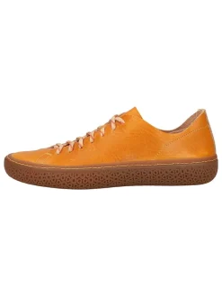 Leren veterschoenen lichtbruin
