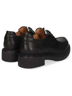Leren veterschoenen "Pia 8" zwart