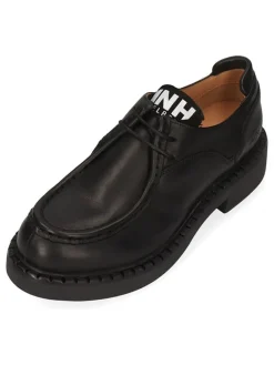 Leren veterschoenen 
