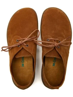 Leren veterschoenen "Terra" lichtbruin