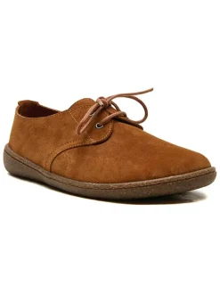 Leren veterschoenen 