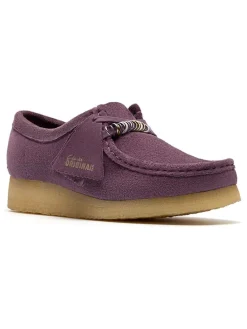Leren veterschoenen "Wallabee" paars