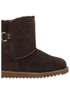 Leren winterboots "Blackbird" bruin