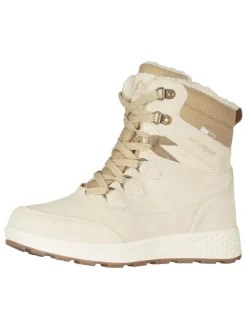 Leren winterboots "Eldfjall" beige