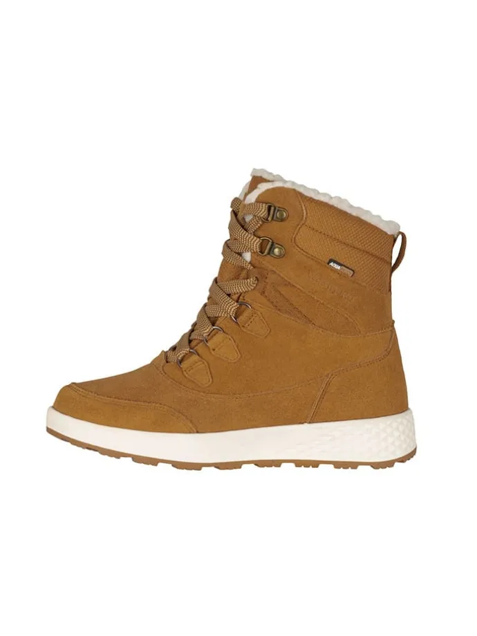 Leren winterboots "Eldfjall" lichtbruin