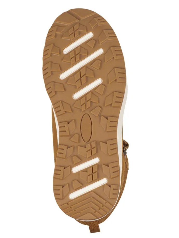 Leren winterboots "Eldfjall" lichtbruin