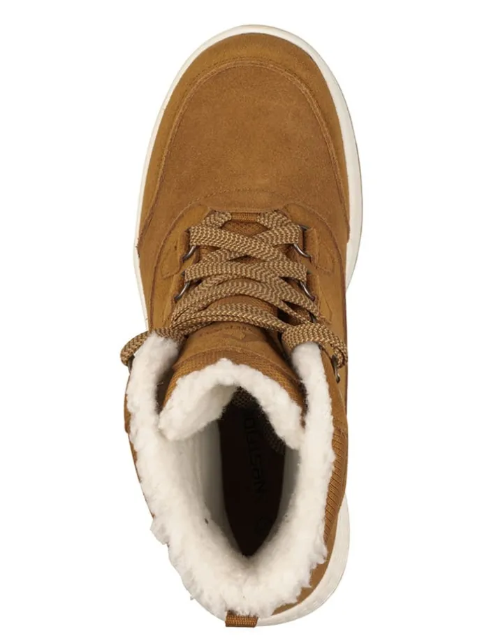 Leren winterboots "Eldfjall" lichtbruin