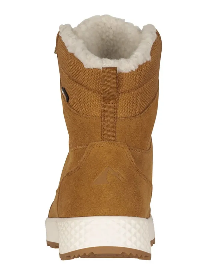 Leren winterboots "Eldfjall" lichtbruin