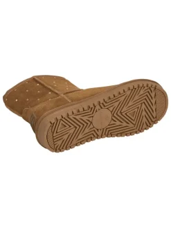 Leren winterboots lichtbruin