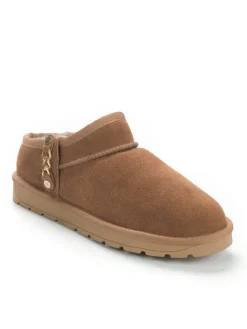 Leren winterboots "Michala" lichtbruin