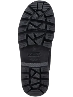 Leren winterboots "Paras" zwart