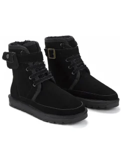 Leren winterlaarzen