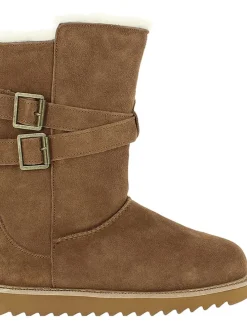 Leren winterlaarzen "Mells Waterproof" lichtbruin