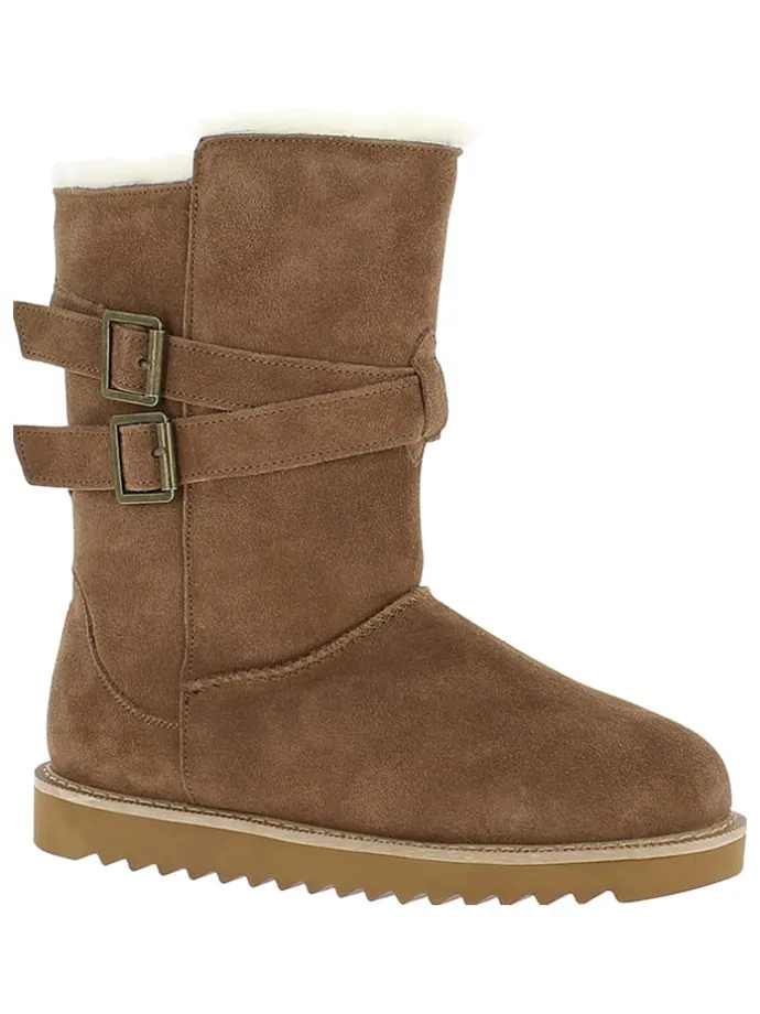 Leren winterlaarzen "Mells Waterproof" lichtbruin