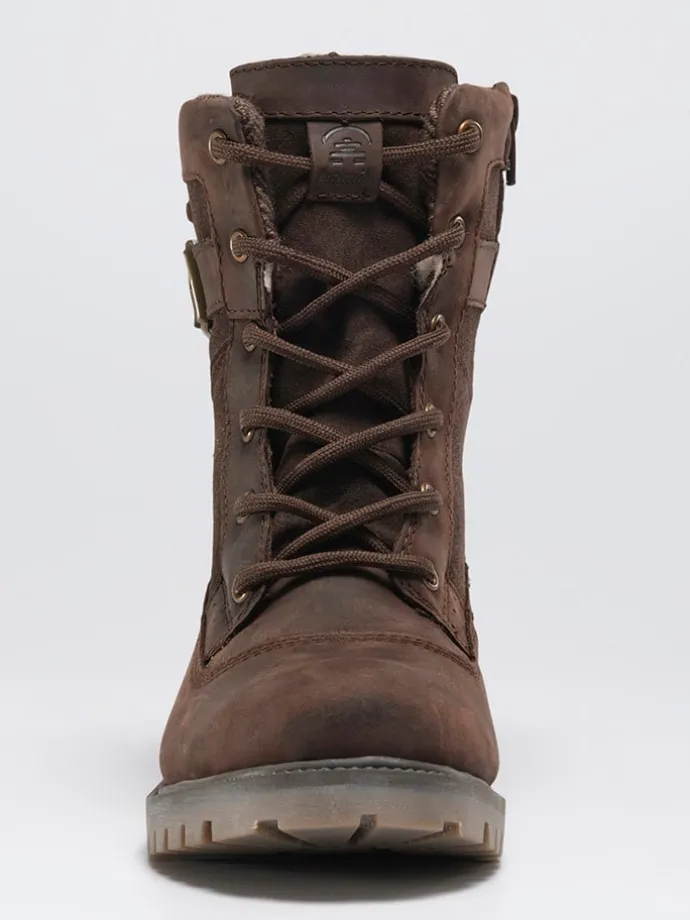 Leren winterlaarzen "Roguemid" bruin