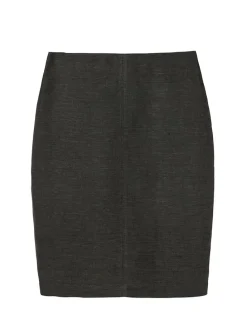 Linnen rok kaki