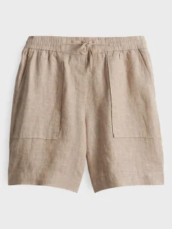 Linnen short beige
