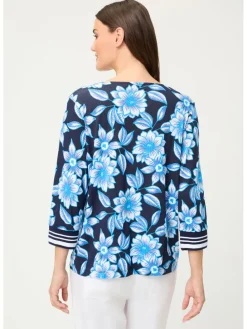 Longsleeve lichtblauw/donkerblauw