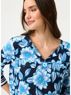Longsleeve lichtblauw/donkerblauw
