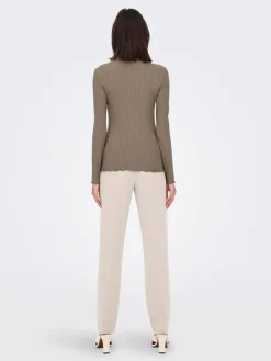 Longsleeve lichtbruin