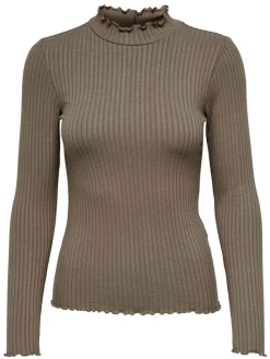 Longsleeve lichtbruin