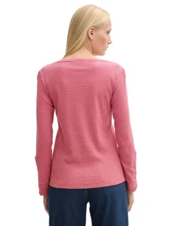 Longsleeve wit/rood