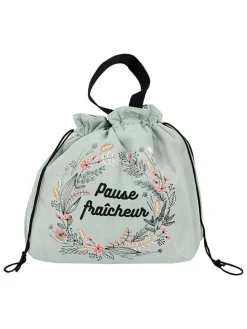 Lunchtas mintgroen - (B)36 x (H)33 x (D)10,5 cm
