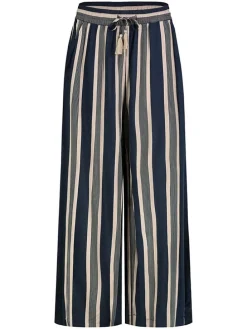 Marlenebroek donkerblauw/beige