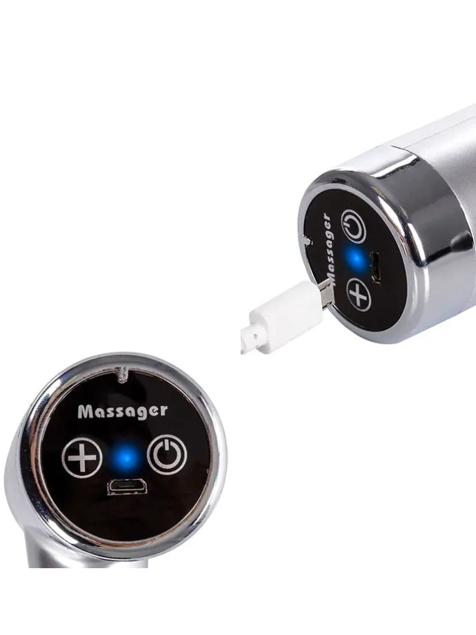 Massagepistool "SJ-8200" zilverkleurig