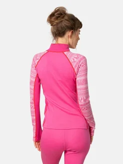 Merinowollen thermo-ondergoed "Tale" roze