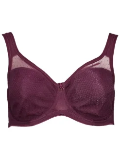 Minimizer-beha auberginekleurig