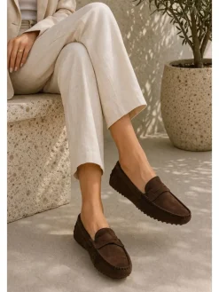 Mocassins bruin