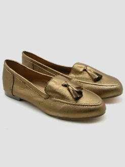 Mocassins goudkleurig