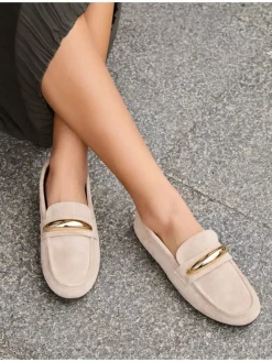 Mocassins kaki