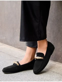 Mocassins zwart