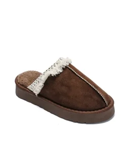 Pantoffels bruin